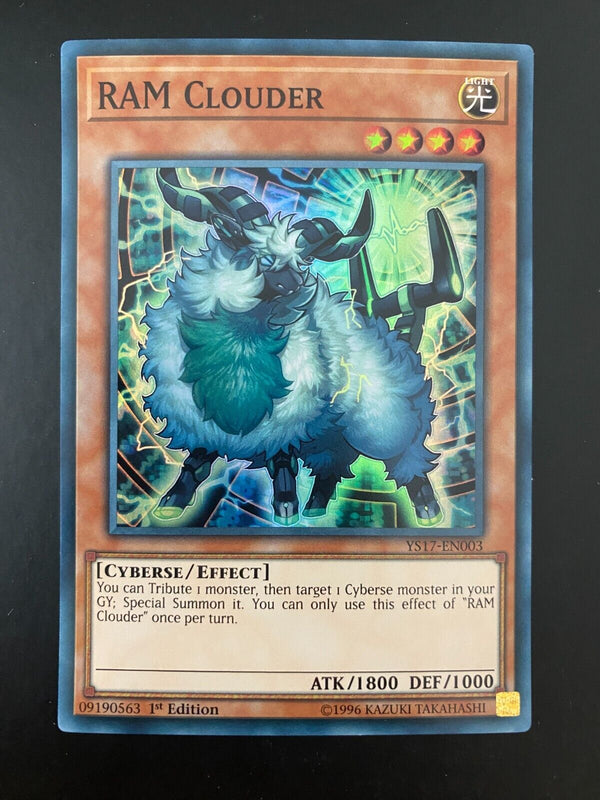 Yugioh RAM Clouder YS17-EN003 1st Edition NM