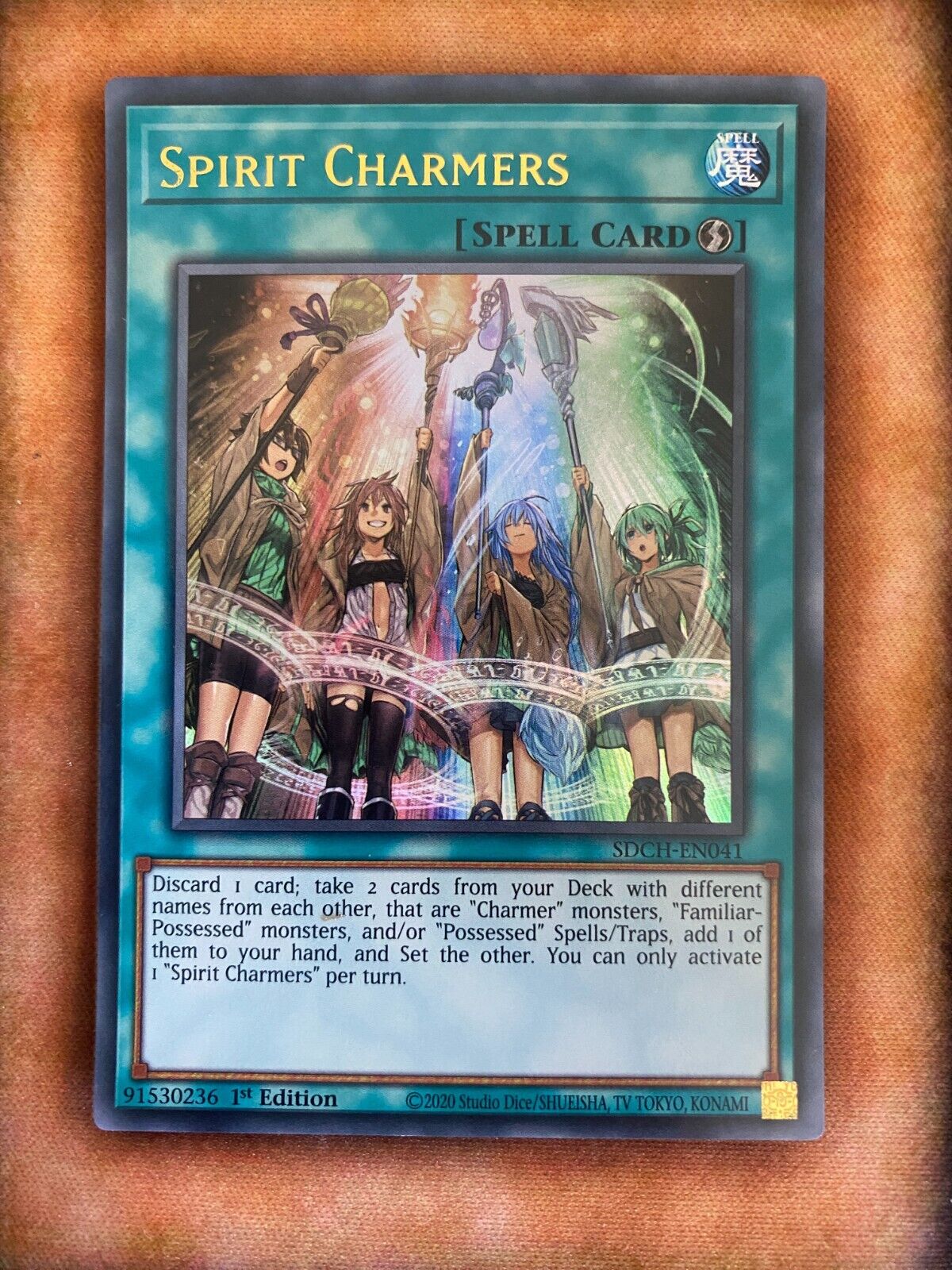 Yugioh Spirit Charmers SDCH-EN041 Ultra Rare 1st Edition NM/MINT