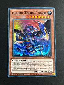 Yugioh Therion "Empress" Alasia POTE-EN008 Super Rare 1st Edition NM