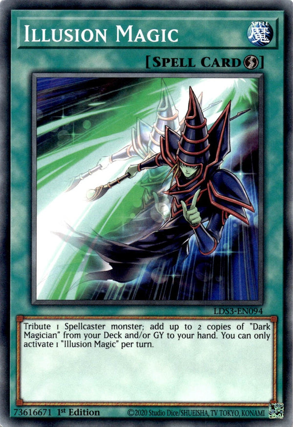 Yugioh Illusion Magic LDS3-EN094 Common 1st Edition NM