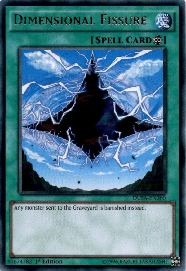 Yugioh Dimensional Fissure DUSA-EN060 Ultra Rare 1st Edition VLP/NM