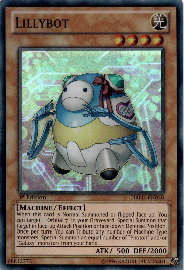 Yugioh Lillybot DRLG-EN050 Super Rare 1st Edition NM