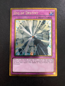 Yugioh Dig of Destiny MVP1-ENG22 Gold Rare 1st Edition LP