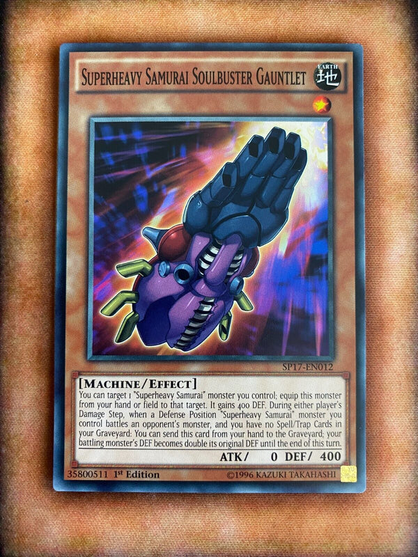 Yugioh Superheavy Samurai Soulbuster Gauntlet SP17-EN012 Common 1st Ed NM/MINT