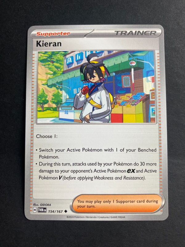 Pokemon Kieran 154/167 Twilight Masquerade Non Holo NM