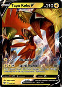 Pokemon Tapu Koko V 050/163 Battle Styles Full Art Holo NM