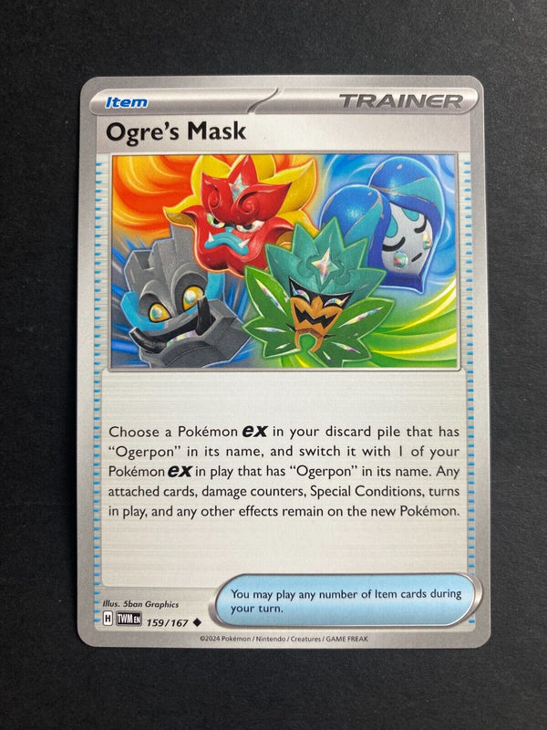 Pokemon Ogre's Mask 159/167 Twilight Masquerade Non Holo NM