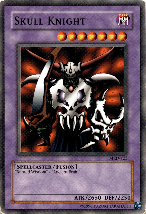 Yugioh Skull Knight MRD-123 Common Unlimited Edition DAMAGED