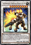 Yugioh Superheavy Samurai Beast Kyubi BOSH-EN048 Rare 1st Edition NM