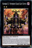 Yugioh Number C1: Numeron Chaos Gate Sunya BLAR-EN021 Secret Rare 1st Ed VLP/NM