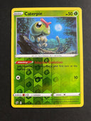 Pokemon Caterpie 001/192 Rebel Clash Reverse Holo NM