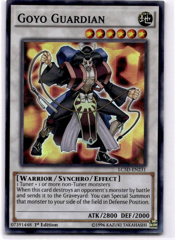 Yugioh Goyo Guardian LC5D-EN231 Super Rare NA PRINT 1st Edition NM