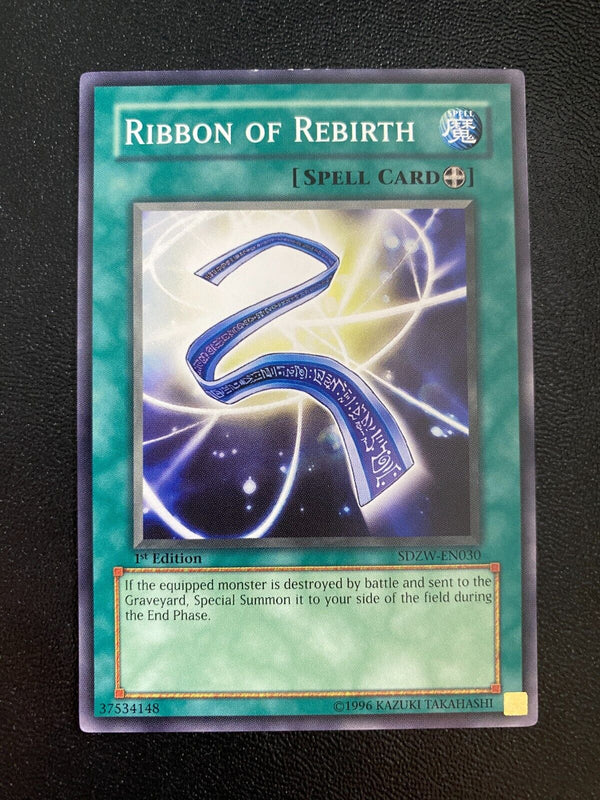 Yugioh Ribbon of Rebirth SDZW-EN030 Common 1st Edition VLP/NM