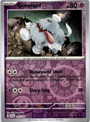 Pokemon Greavard 105/198 Scarlet Violet Base Reverse Holo NM