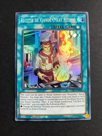 Yugioh Recette de Viande (Meat Recipe) WISU-EN038 Super Rare 1st Edition NM