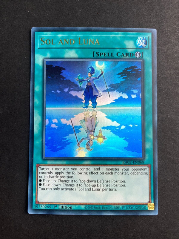 Yugioh Sol and Luna RA02-EN068 Ultra Rare 1st Edition NM