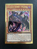 Yugioh Destiny HERO - Plasma MGED-EN007 Premium Gold Rare 1st Edition NM