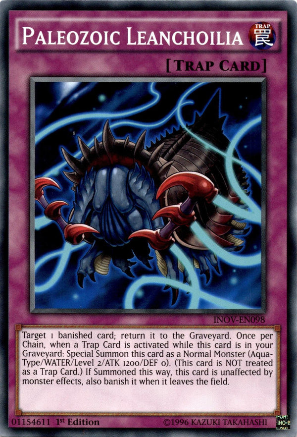 Yugioh Paleozoic Leanchoilia INOV-EN098 Common 1st Edition NM