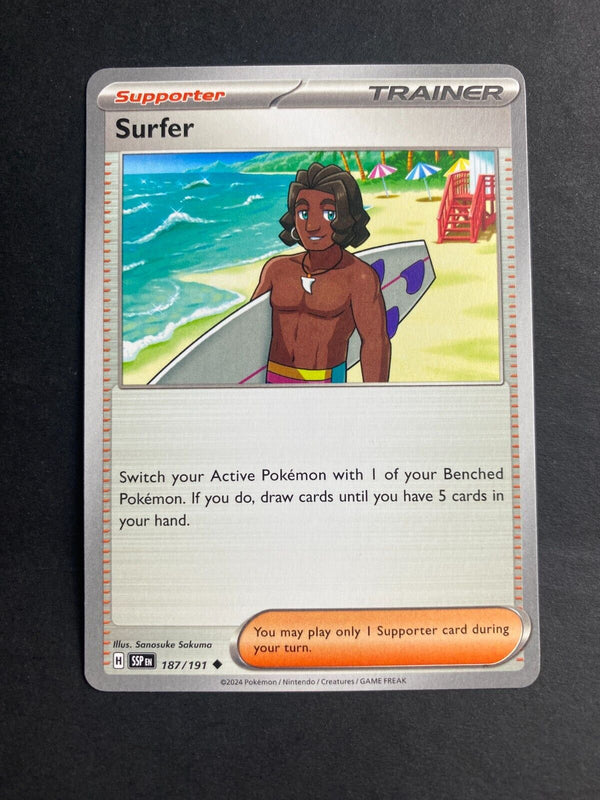 Pokemon Surfer 187/191 Suring Sparks Non Holo NM