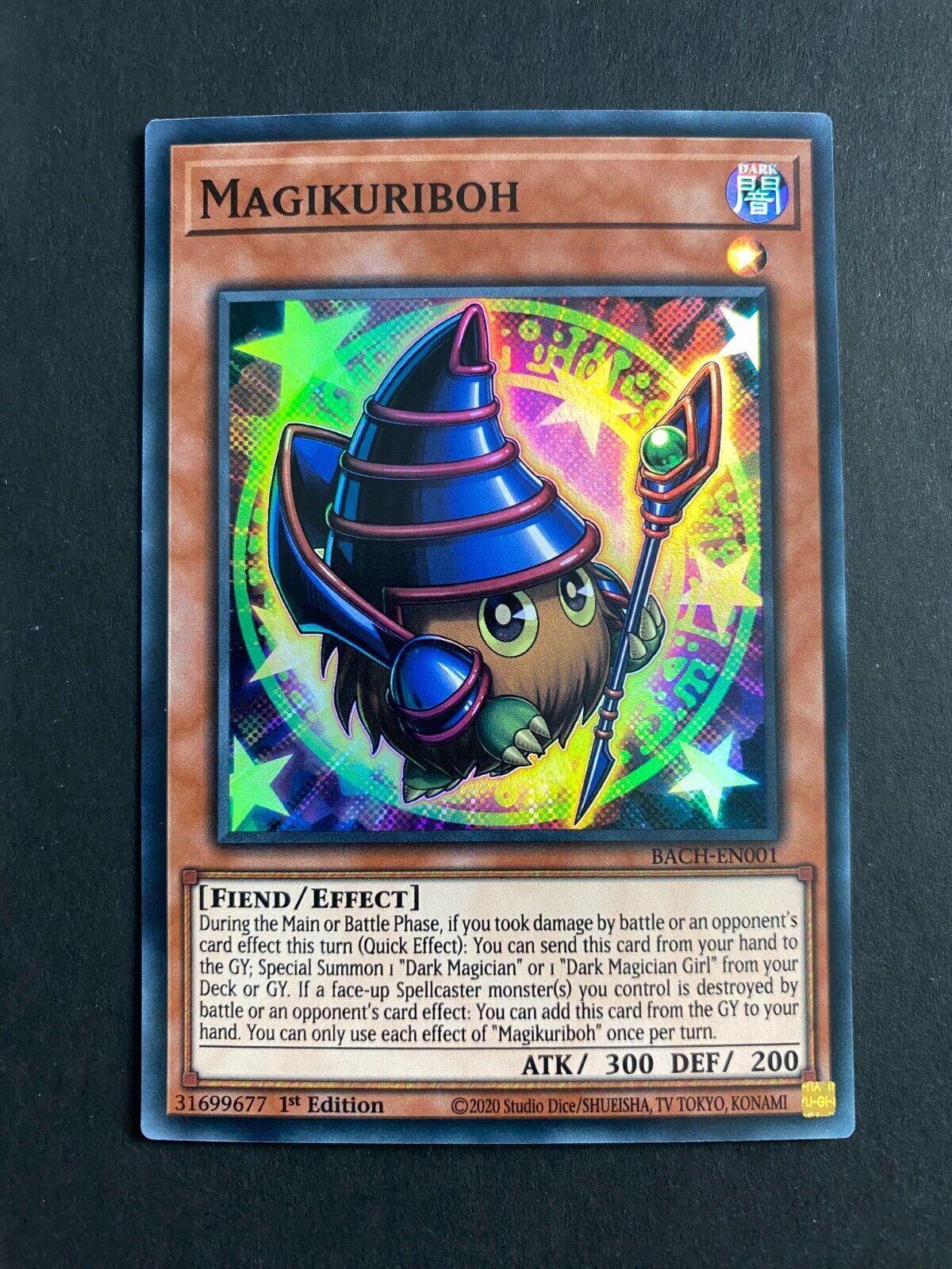 Yugioh Magikuriboh BACH-EN001 Super Rare 1st Edition NM