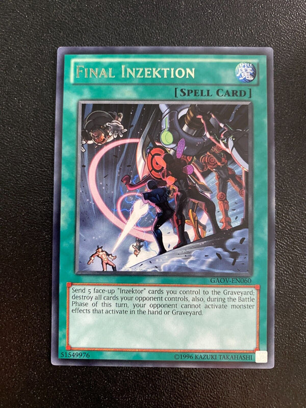 Yugioh Final Inzektion GAOV-EN060 Rare Unlimited Edition NM/MINT