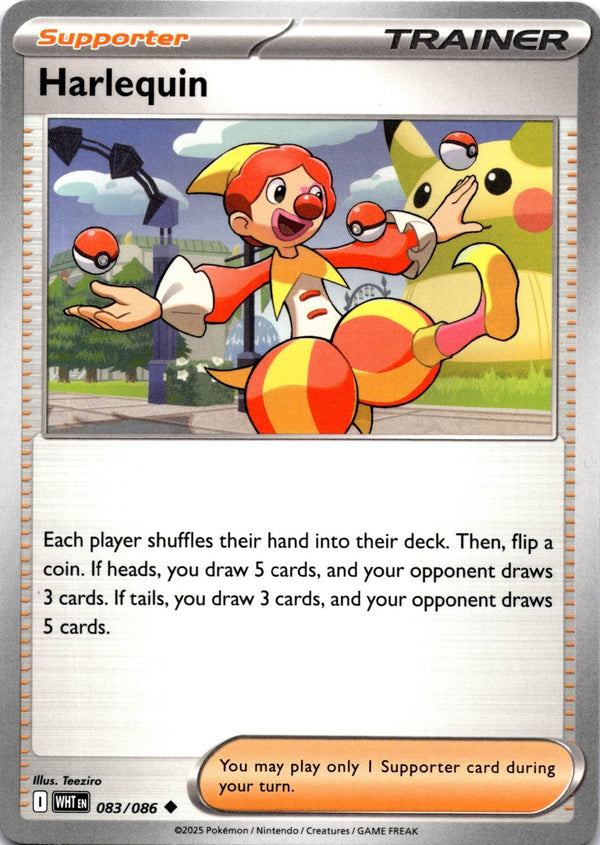 Pokemon Harlequin 083/086 White Flare Non Holo NM