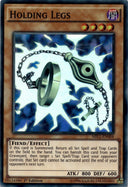 Yugioh Holding Legs MIL1-EN004 Super Rare 1st Edition LP