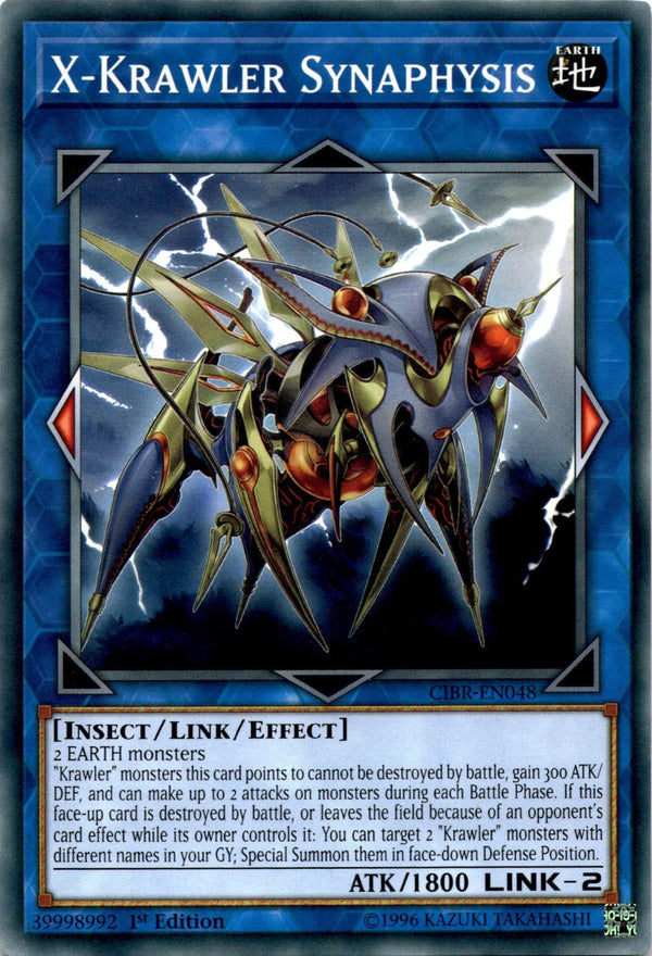 Yugioh X-Krawler Synaphysis CIBR-EN048 Common 1st Edition VLP/NM