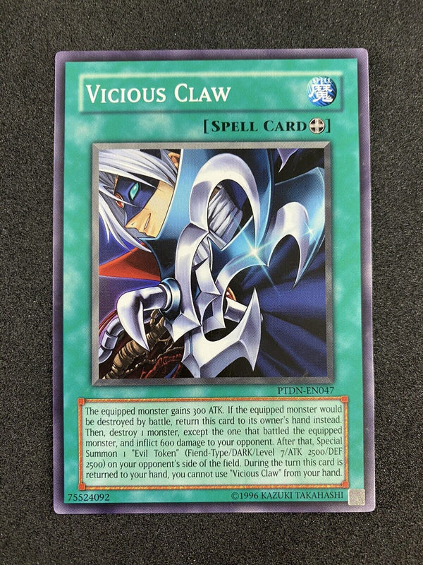 Yugioh Vicious Claw PTDN-EN047 Common Unlimited NM