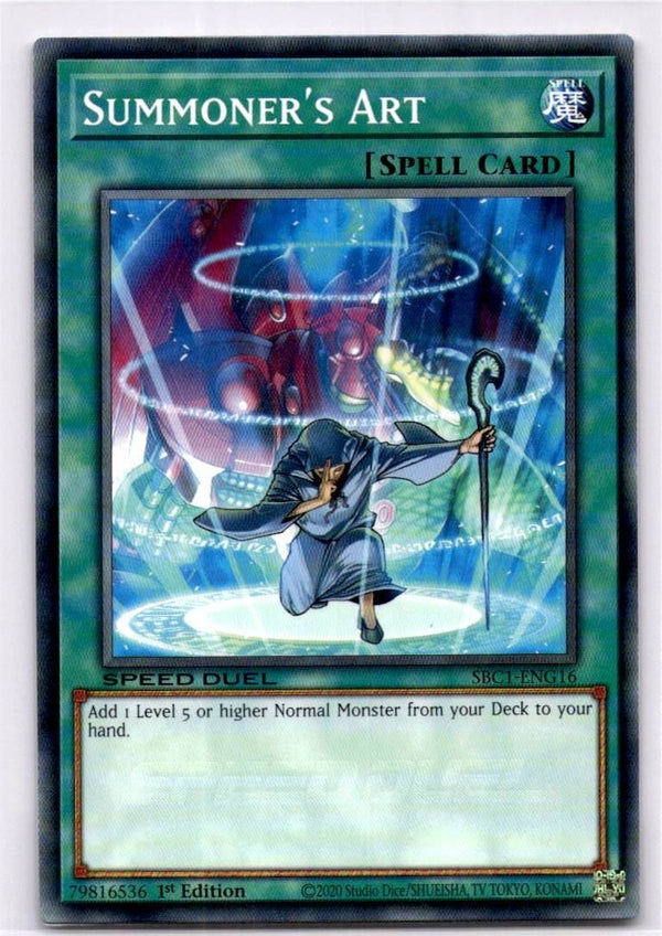 Yugioh Summoner's Art SBC1-ENG16 Common 1st Edition NM