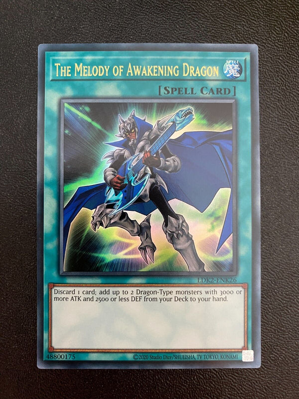 Yugioh The Melody of Awakening Dragon LDK2-ENK26 Ultra Rare Unlimited Edition NM