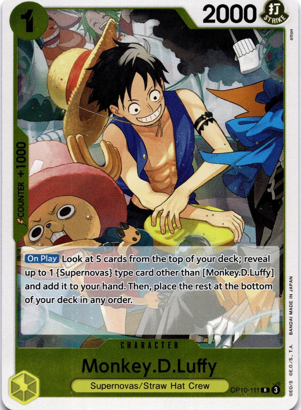 One Piece Monkey.D.Luffy OP10-111 Royal Blood R NM