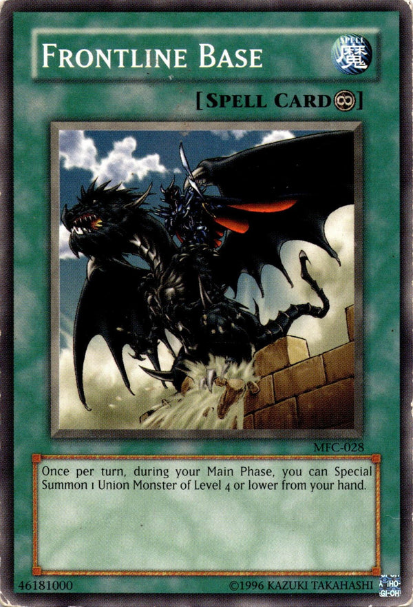 Yugioh Frontline Base MFC-028 Common Unlimited Edition DAMAGED