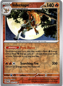 Pokemon Infernape 033/167 Twilight Masquerade Reverse Holo NM