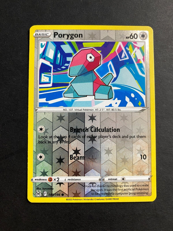 Pokemon Porygon 140/196 Lost Origin Reverse Holo NM