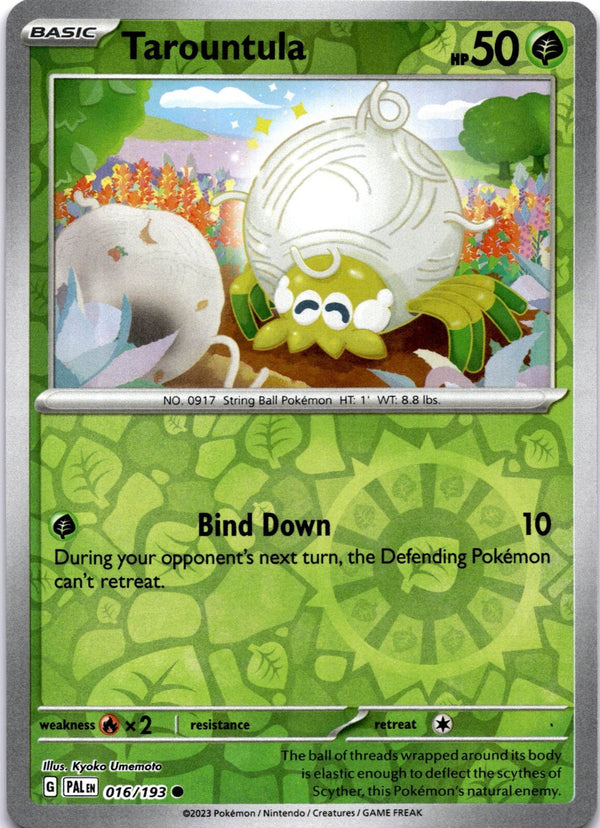 Pokemon Tarountula 016/193 Paldea Evolved Reverse Holo NM