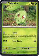 Pokemon Chikorita 008/217 Ascended Heroes Cosmos Holo NM