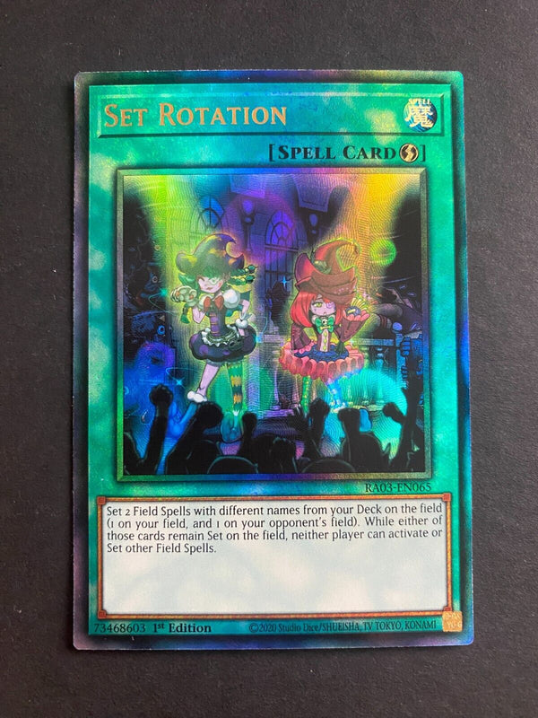 Yugioh Set Rotation RA03-EN065 Prismatic Ultimate Rare 1st Edition NM