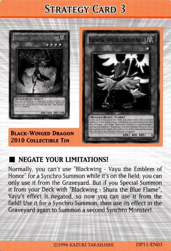 Yugioh Duelist Pack: Crow Strategy Card 3 1st Edition NM