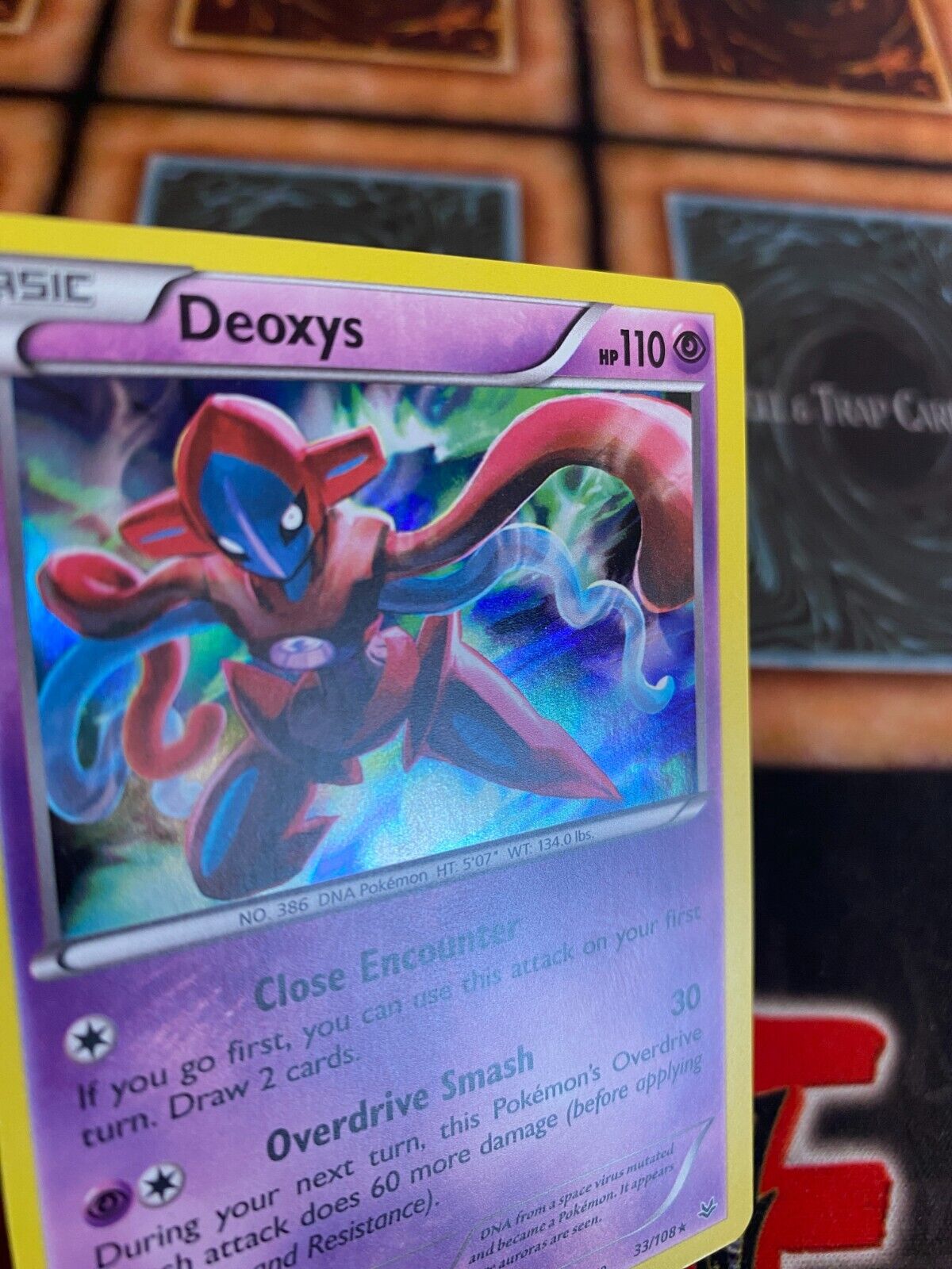 Pokemon Deoxys 33/108 Roaring Skies Holo VLP/NM