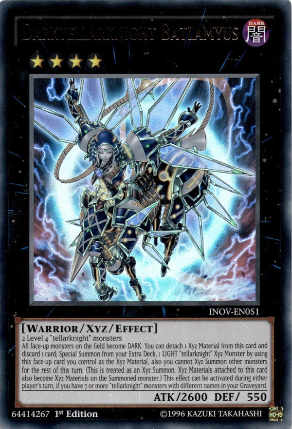 Yugioh Darktellarknight Batlamyus INOV-EN051 Ultra Rare 1st Edition MP