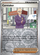 Pokemon Caretaker 144/167 Twilight Masquerade Reverse Holo NM