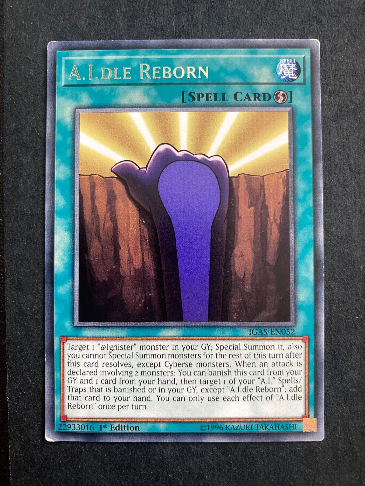 Yugioh A.I.dle Reborn IGAS-EN052 Rare 1st Edition MP