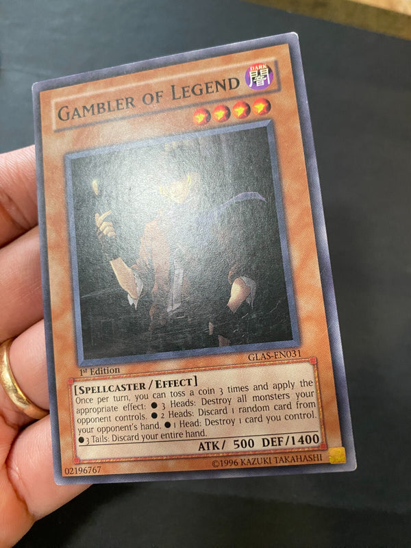 Yugioh Gambler of Legend GLAS-EN031 Common 1st Edition HP/MP