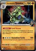 Pokemon Team Rocket's Tyranitar 096/182 Destined Rivals Holo NM