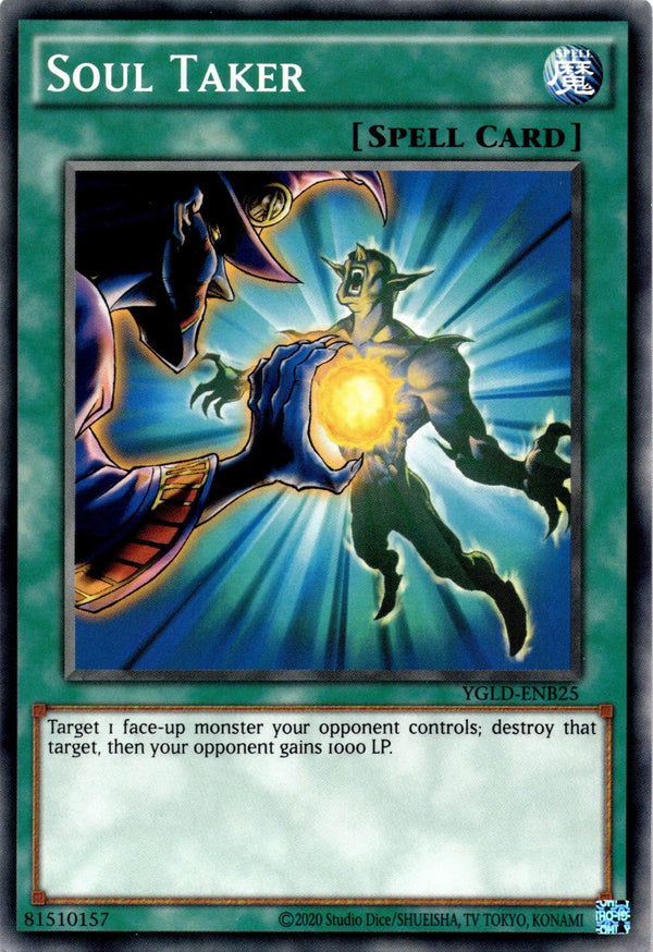 Yugioh Soul Taker YGLD-ENB25 Common Unlimited Edition NM