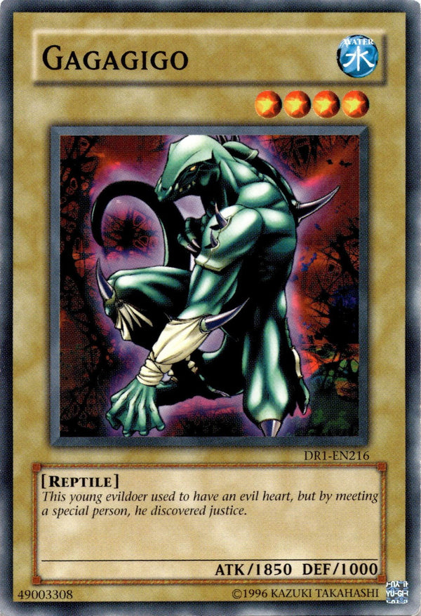 Yugioh Gagagigo DR1-EN216 Common Unlimited Edition MP/LP