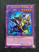 Yugioh El Shaddoll Winda DUEA-EN048 Super Rare 1st Edition LP