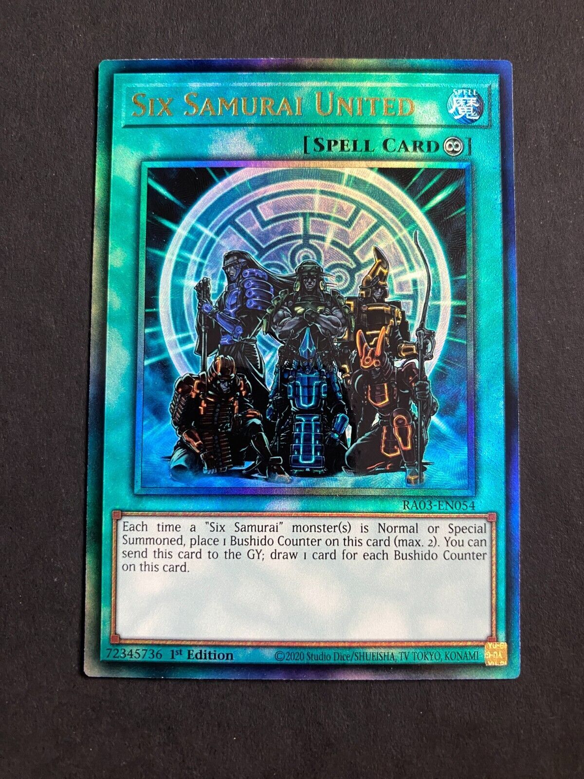 Yugioh Six Samurai United RA03-EN054 Prismatic Ultimate Rare 1st Edition NM