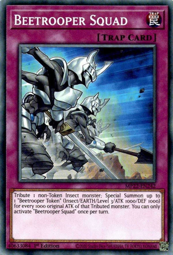 Yugioh Beetrooper Squad MP22-EN242 Common 1st Edition NM